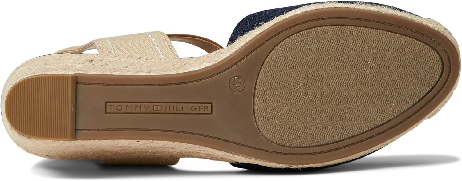 image:imageTommy Hilfiger Womens Nilsa Wedge SandalIndigoTan