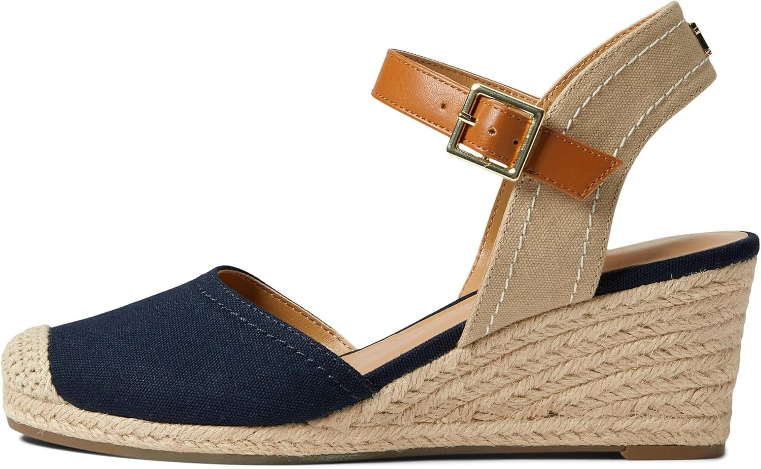 image:imageTommy Hilfiger Womens Nilsa Wedge SandalIndigoTan