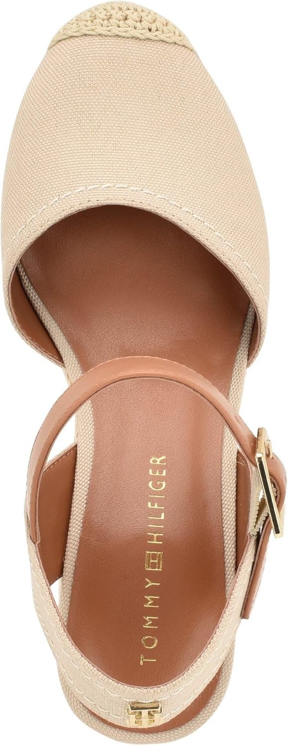 image:imageTommy Hilfiger Womens Nilsa Wedge SandalLight Natural 1