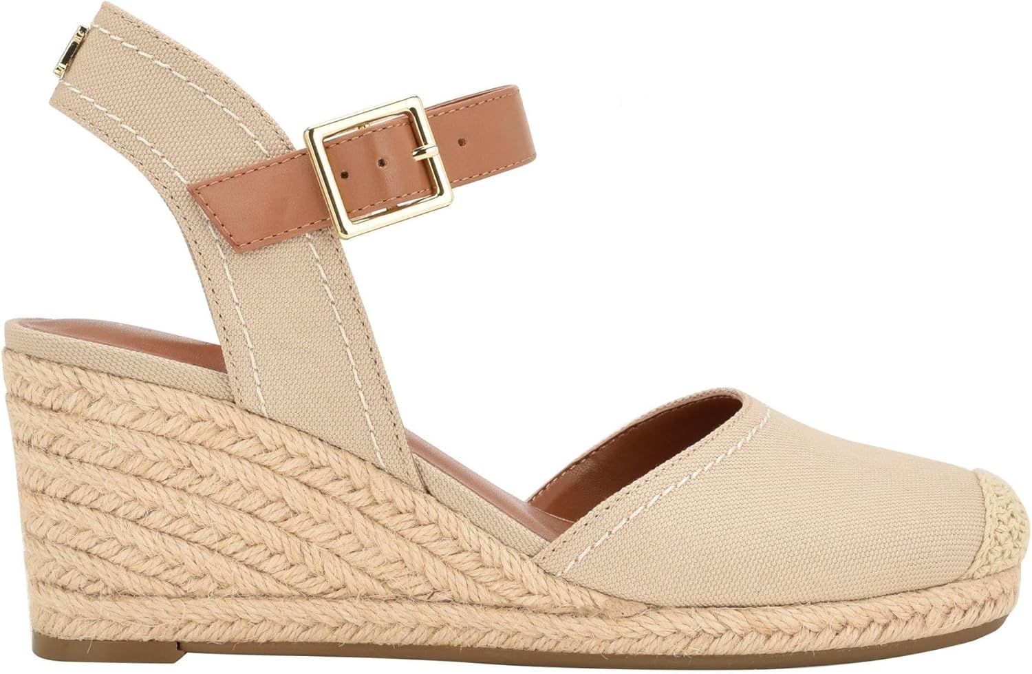 image:imageTommy Hilfiger Womens Nilsa Wedge SandalLight Natural 1