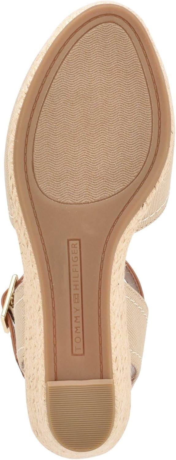 image:imageTommy Hilfiger Womens Nilsa Wedge SandalLight Natural 1