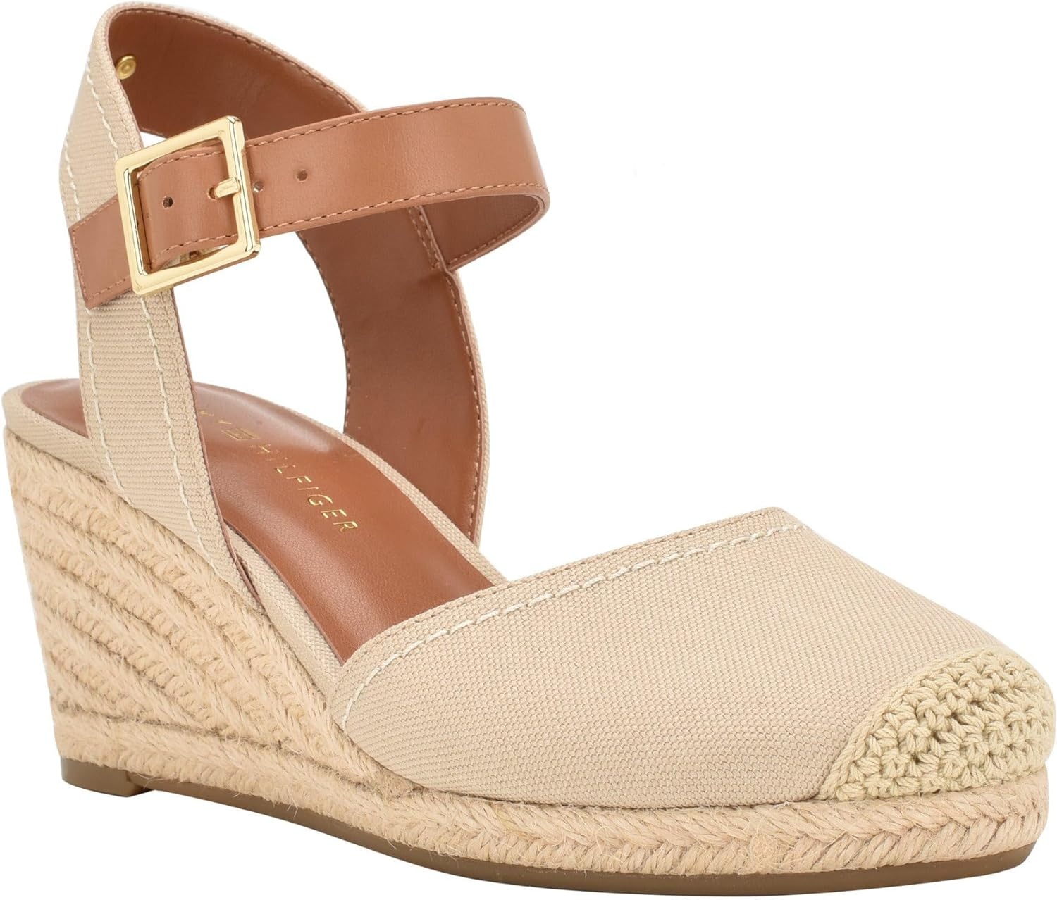 image:imageTommy Hilfiger Womens Nilsa Wedge SandalLight Natural