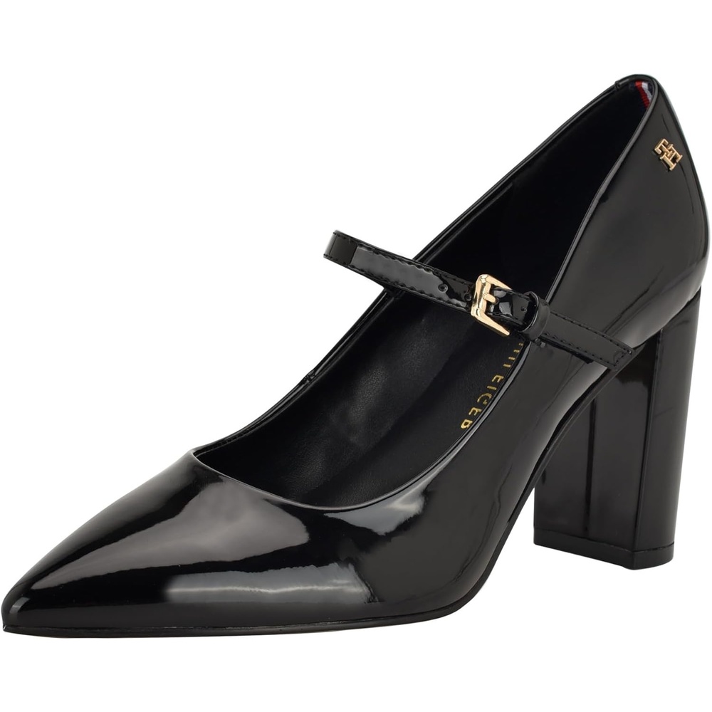 image:imageTommy Hilfiger Womens AvenizBlack Patent 001