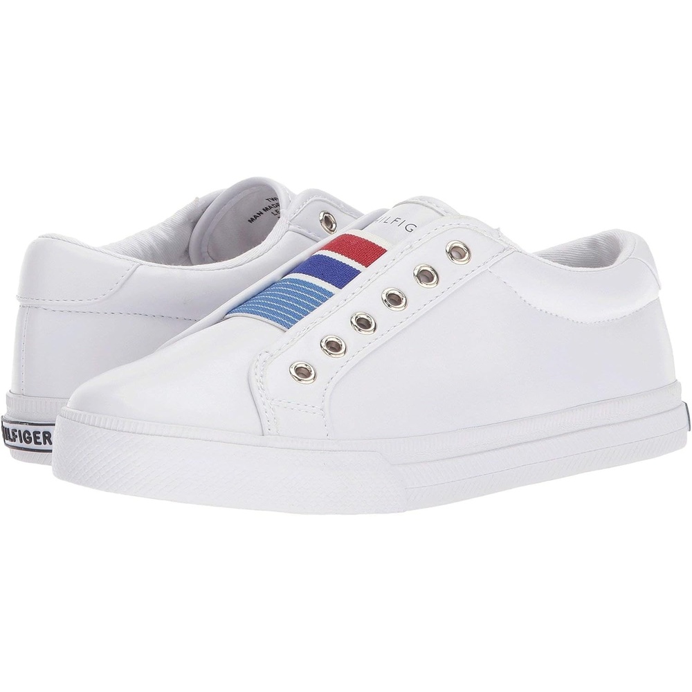 image:imageTommy Hilfiger Womens Laven SneakersWhiteBlue Multi