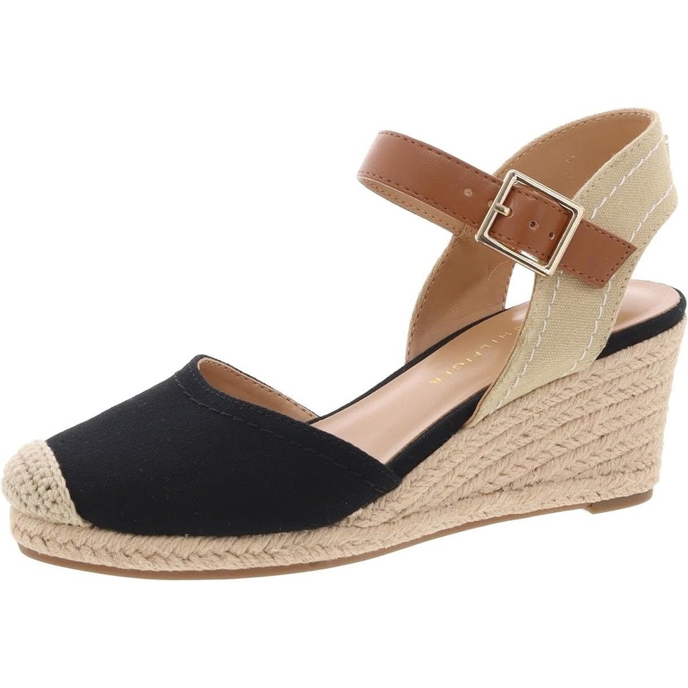 image:imageTommy Hilfiger Womens Nilsa Wedge SandalBlackSand 962
