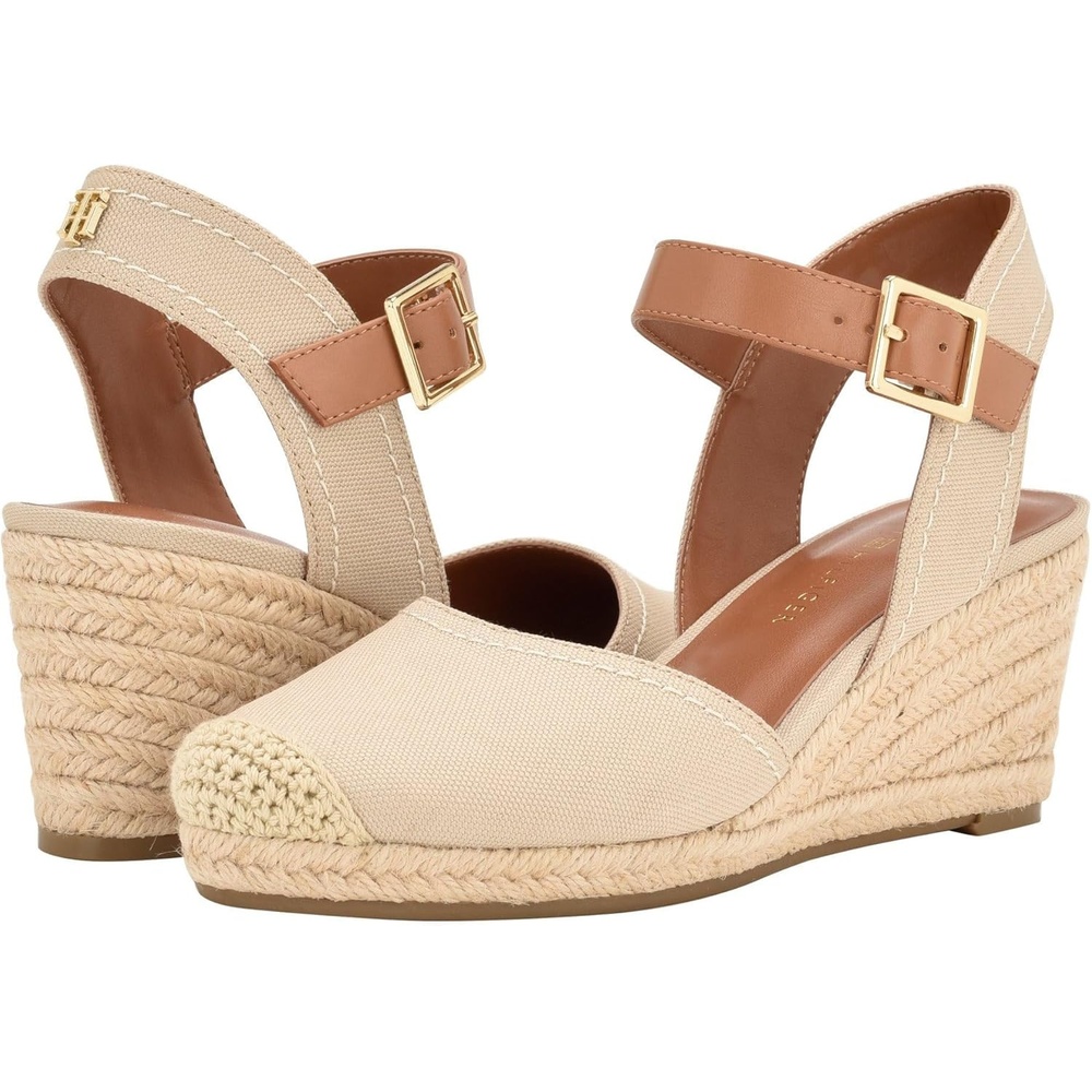 image:imageTommy Hilfiger Womens Nilsa Wedge SandalLight Natural