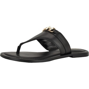 Tommy Hilfiger Women’s Goldiea Flat Sandal(Black 001)
