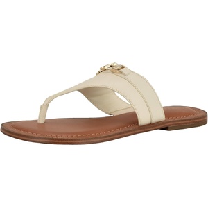 Tommy Hilfiger Women’s Goldiea Flat Sandal(Ivory 150)
