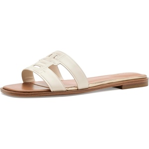 Tommy Hilfiger Women’s Terenz Flat Sandal(Beige)