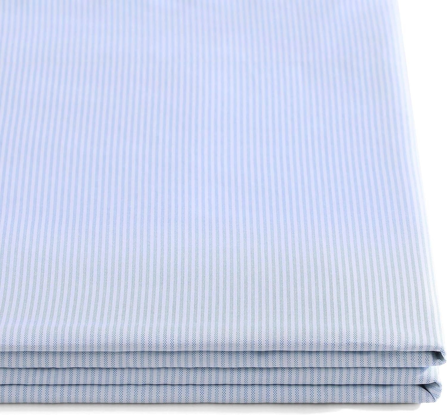 image:imageTommy Hilfiger Twin Size Sheets Set Crisp amp Tailored Cooling Sheets with a Cotton Percale Lightweight Feel Bed Sheets with Matching Pillowcase amp Fitted Sheet Cass Park Mix GreenIthaca Stripe Blue