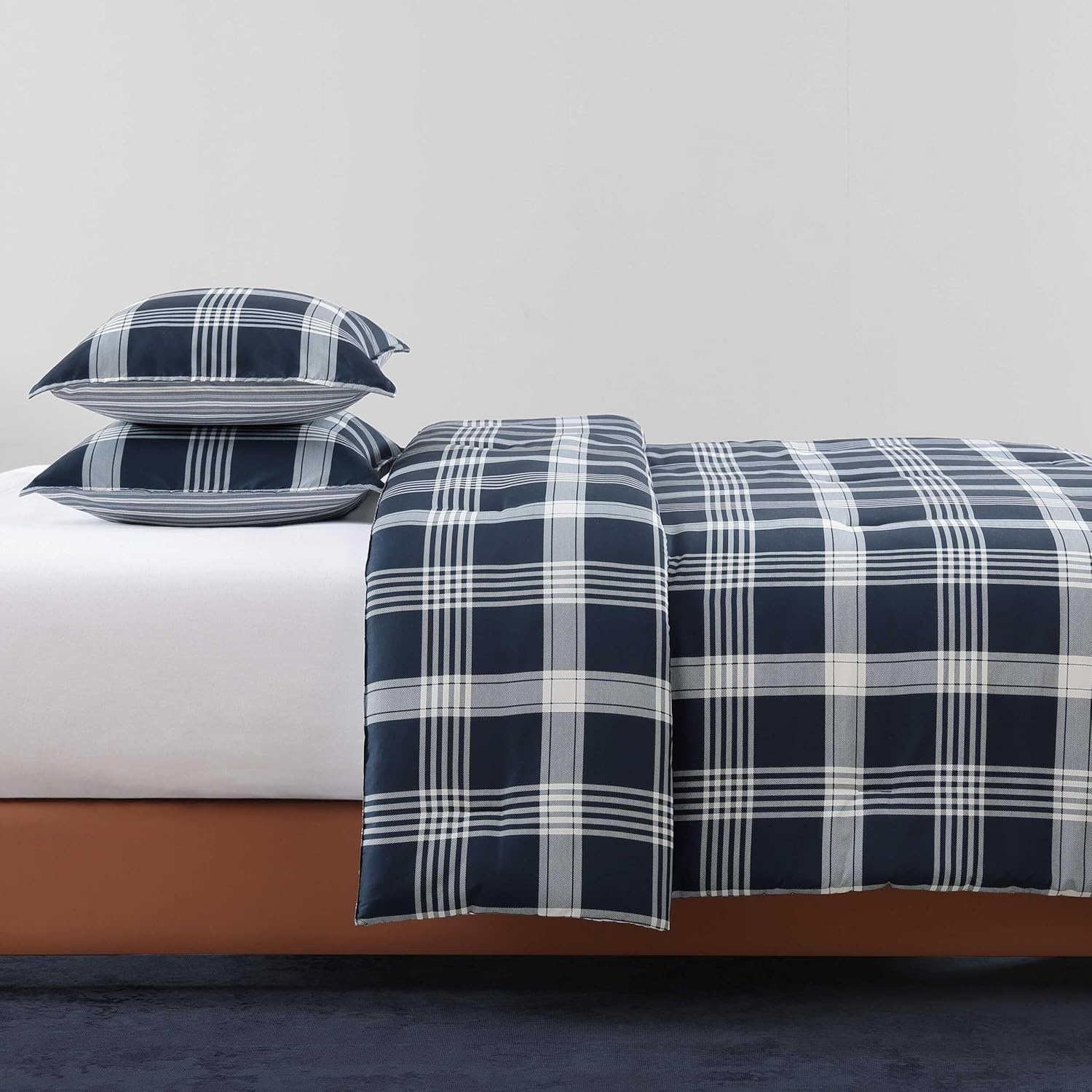 image:imageTommy Hilfiger TwinTwin XL Comforter Set 100 Soft amp Smooth Reversible Bed Set Striped Bedding for Year Round Comfort 2 Piece Bedding with Matching Pillowcase Favorite Stripe RedHuntingdon Plaid Blue