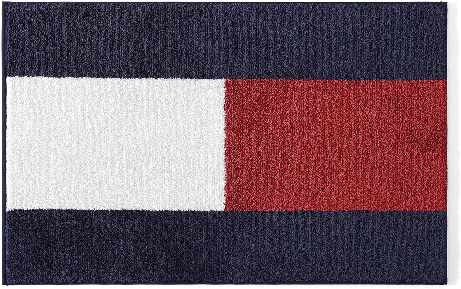 image:imageTommy Hilfiger Bathroom Rug 20x30 Plush amp Absorbent Bath Rug NonSlip Bath Mat Americana Decor with Iconic Flag Design