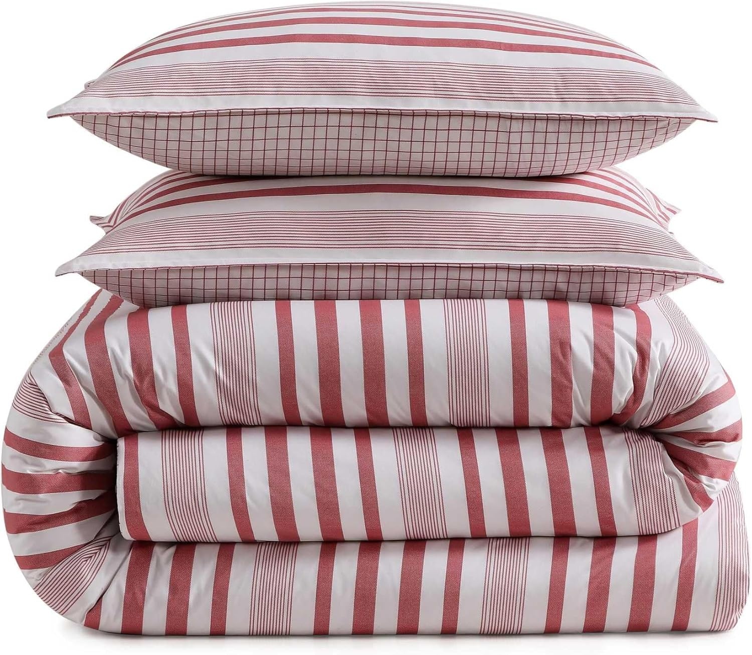 image:imageTommy Hilfiger Twin Duvet Cover Set Reversible Cotton Bedding with a Naturally Soft Feel Classic Americana 2 Piece Bed Set with Matching Pillowcase Trellis FlagChristopher Texture BlueMandalay Beach StripeVermont Plaid Red