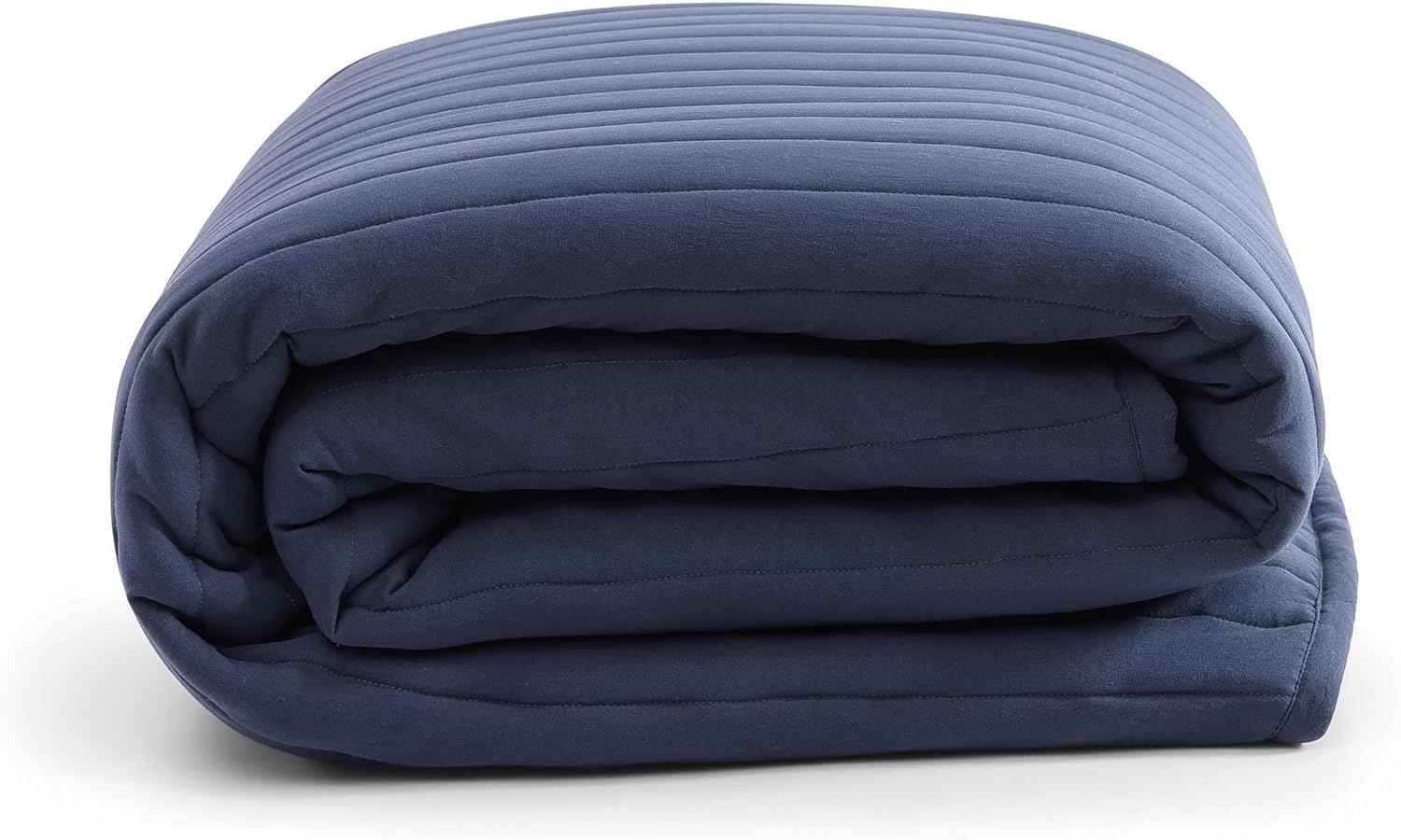 image:imageTommy Hilfiger Twin Quilt Set UltraSoft Plush Reverse with Channel Stitch Design Medium Weight 2 Piece Bed Set with Matching Pillowcase Classic Comfort BlueQueen