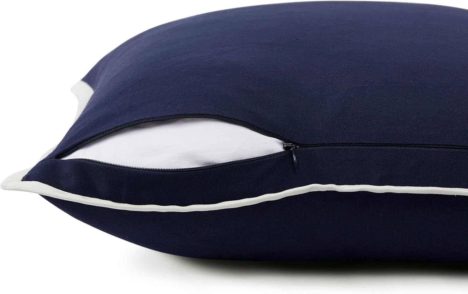 image:imageTommy Hilfiger Decorative Throw Pillow for Bed or Couch 12x16 Seersucker Accent Pillow with Zipper Closure Embroidered Crest Design Americana Decor BlueSwim Shop Blue