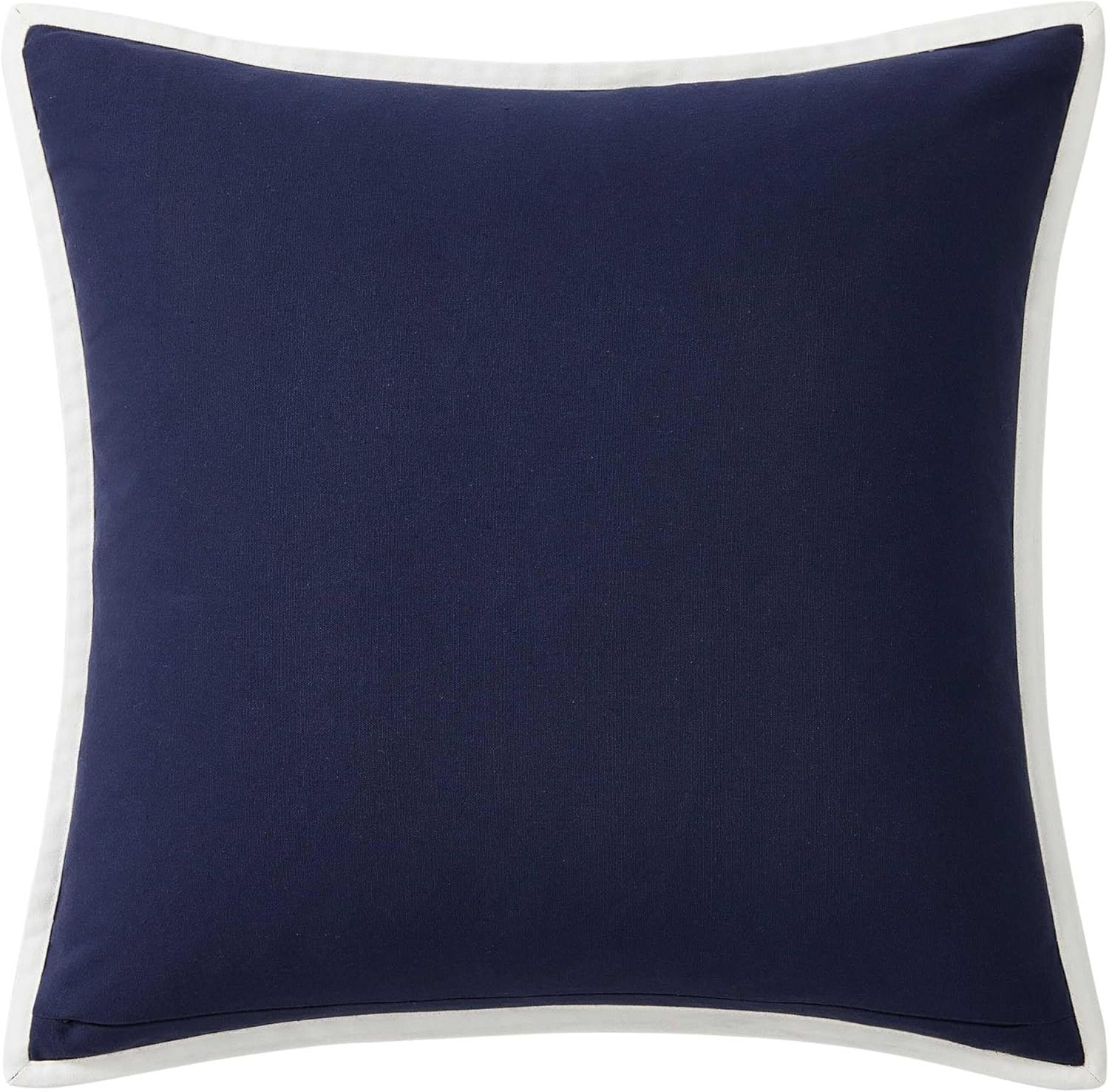 image:imageTommy Hilfiger Decorative Throw Pillow for Bed or Couch 12x16 Seersucker Accent Pillow with Zipper Closure Embroidered Crest Design Americana Decor BlueSwim Shop Blue