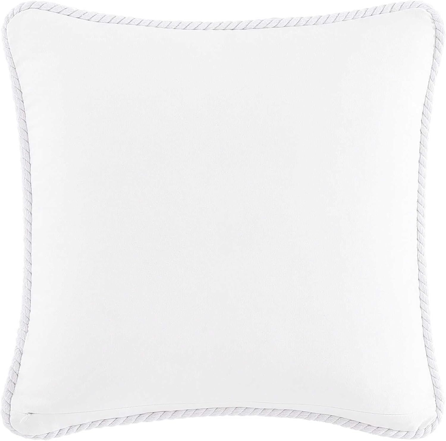 image:imageTommy Hilfiger Decorative Throw Pillow for Bed or Couch 12x16 Seersucker Accent Pillow with Zipper Closure Embroidered Crest Design Americana Decor BlueAnchor White