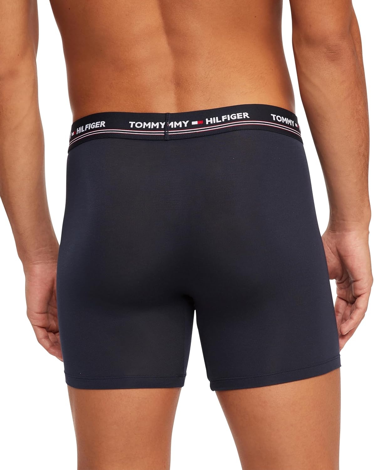 image:imageTommy Hilfiger Mens Modal 3Pack Boxer Brief2 Navy 1 Grey