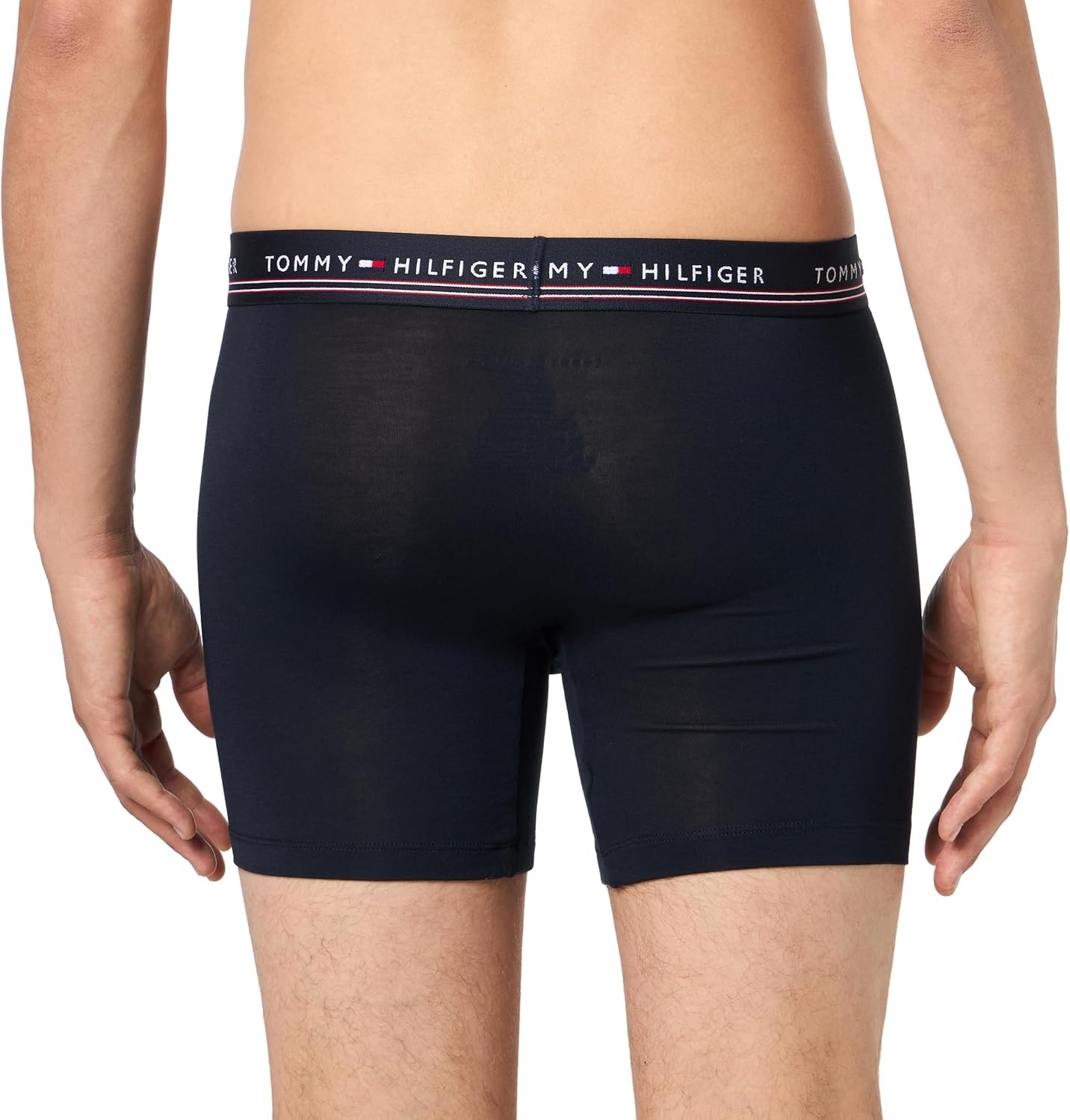 image:imageTommy Hilfiger Mens Modal 3Pack Boxer BriefVivid Yellow North Sky Blue Navy