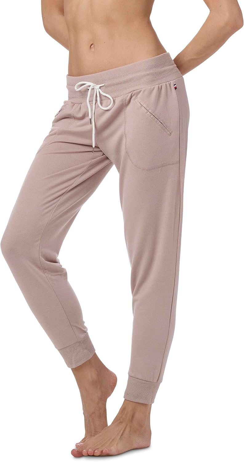 image:imageTommy Hilfiger Adaptive Womens Lounge JoggersBalanced Beige