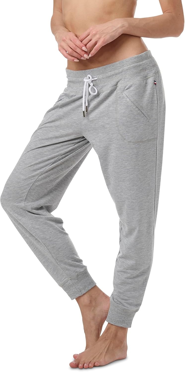 image:imageTommy Hilfiger Adaptive Womens Lounge JoggersHeather Grey
