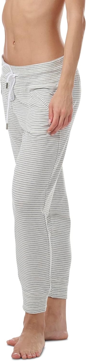 image:imageTommy Hilfiger Adaptive Womens Lounge JoggersHeather Grey Stripe