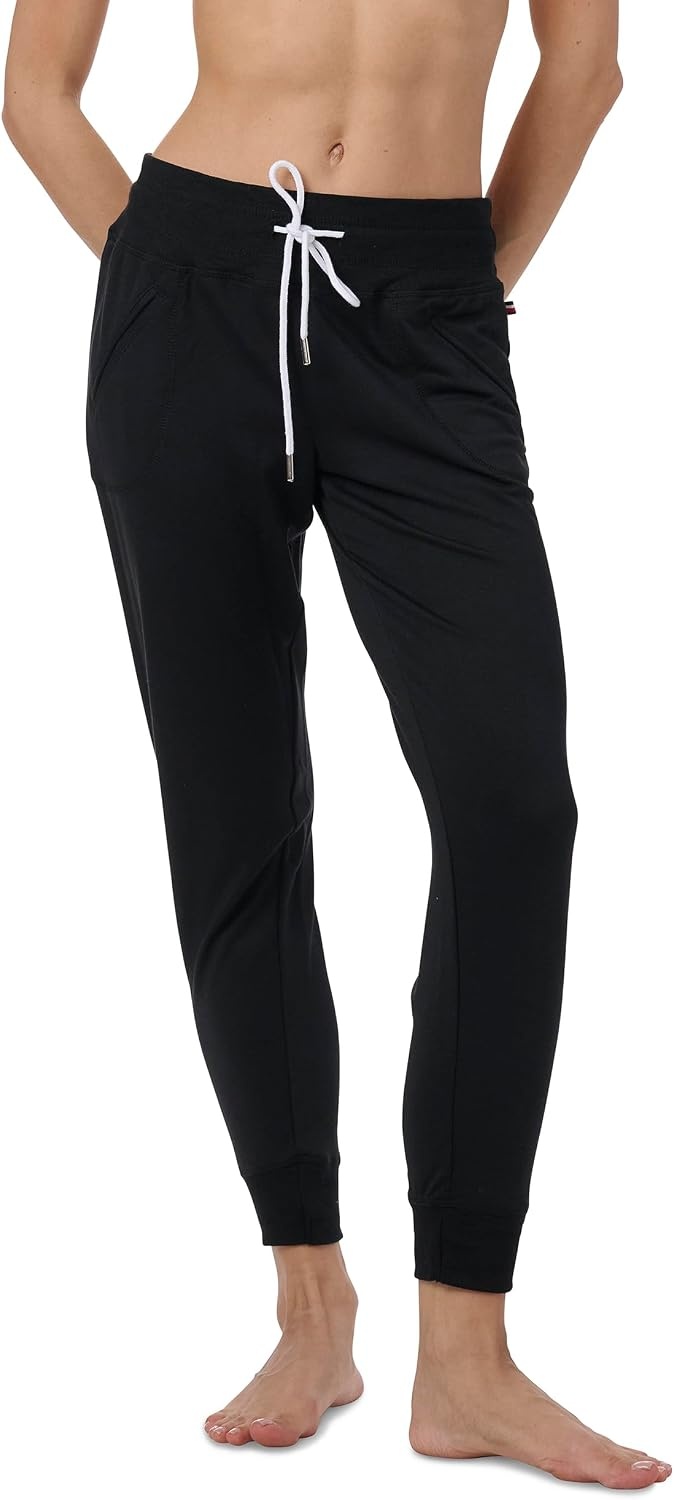 image:imageTommy Hilfiger Adaptive Womens Lounge JoggersTommy Black