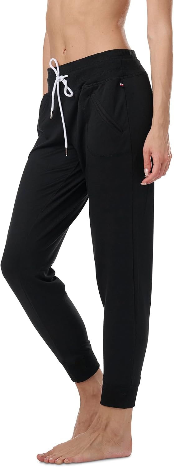image:imageTommy Hilfiger Adaptive Womens Lounge JoggersTommy Black