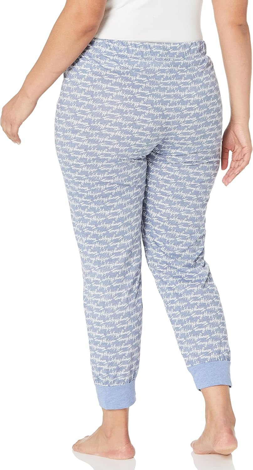 image:imageTommy Hilfiger Womens Printed Pajama Cuff PantChambray Script