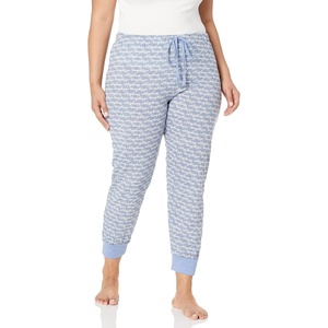 Tommy Hilfiger Women’s Printed Pajama Cuff Pant(Chambray Script)