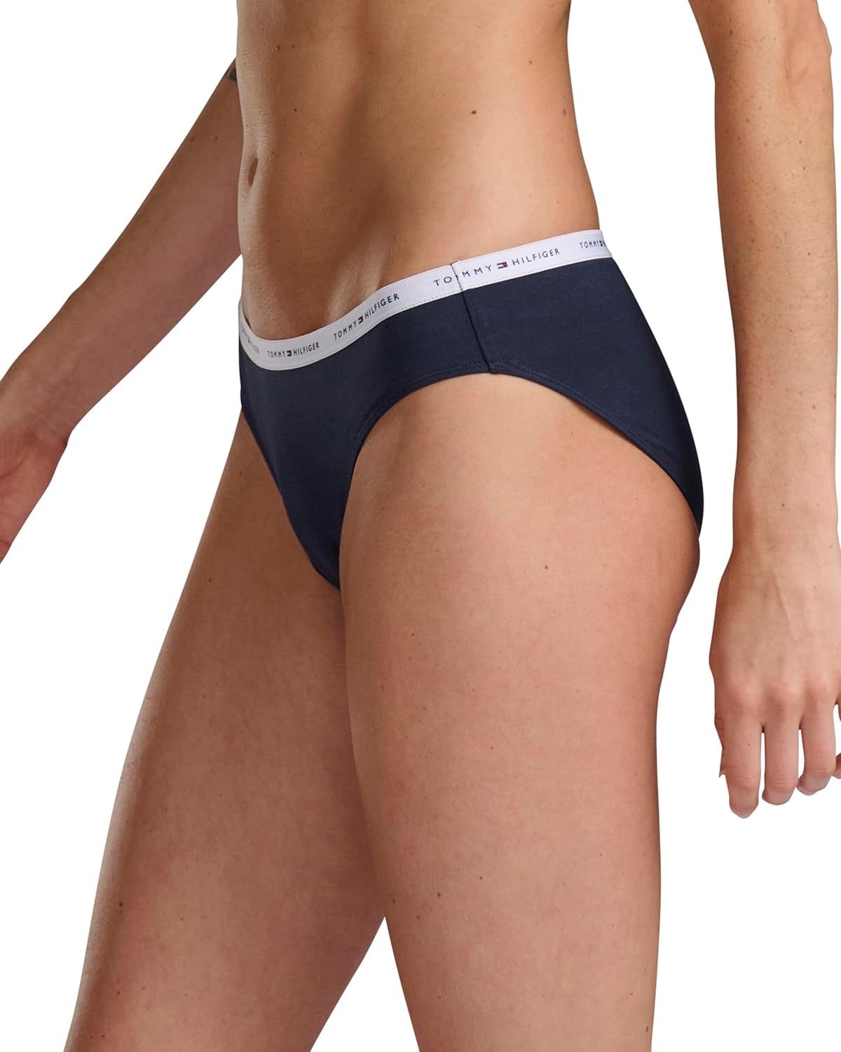 image:imageTommy Hilfiger Womens 5pack Classic Cotton Logo BikiniRedNavyWhiteHeather GreyBlack