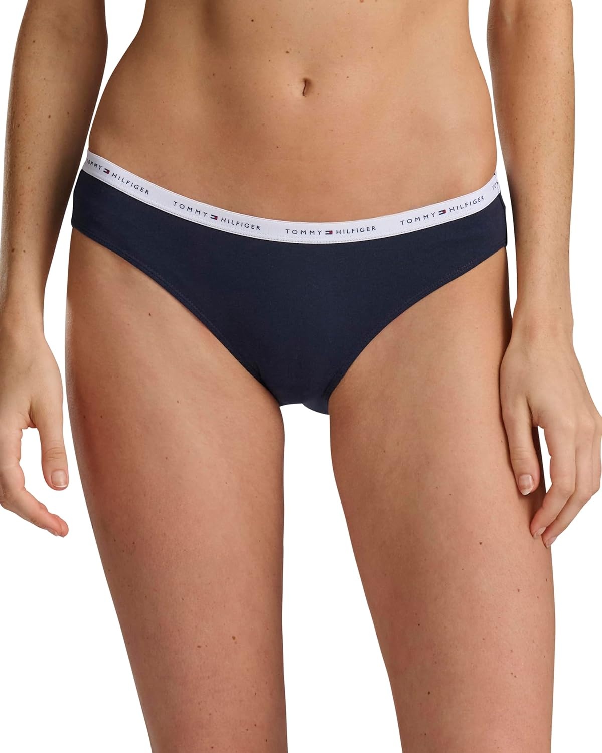 image:imageTommy Hilfiger Womens 5pack Classic Cotton Logo BikiniRedNavyWhiteHeather GreyBlack