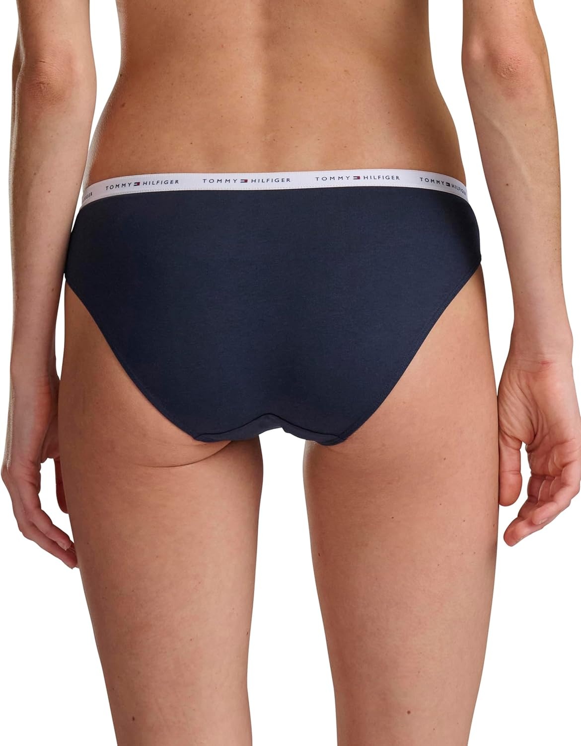 image:imageTommy Hilfiger Womens 5pack Classic Cotton Logo BikiniRedNavyWhiteHeather GreyBlack