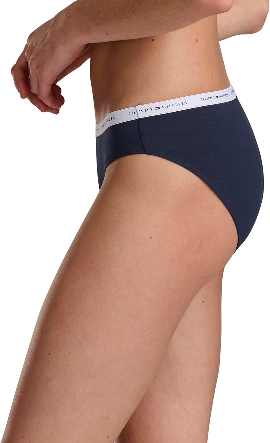 image:imageTommy Hilfiger Womens 5pack Classic Cotton Logo BikiniRedNavyWhiteHeather GreyBlack