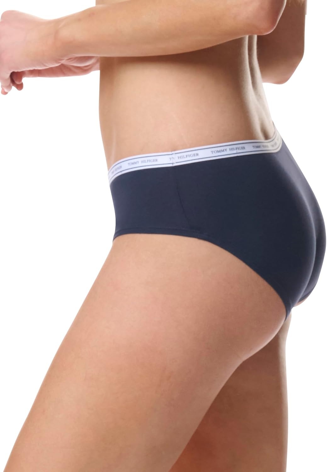 image:imageTommy Hilfiger Womens Classic Cotton Hipster Underwear With Logo Waistband 5packAllover Tommy Hilfiger Multi Sky CaptainForever BlueSky CaptainTango RedHeritage Floral Heather Grey