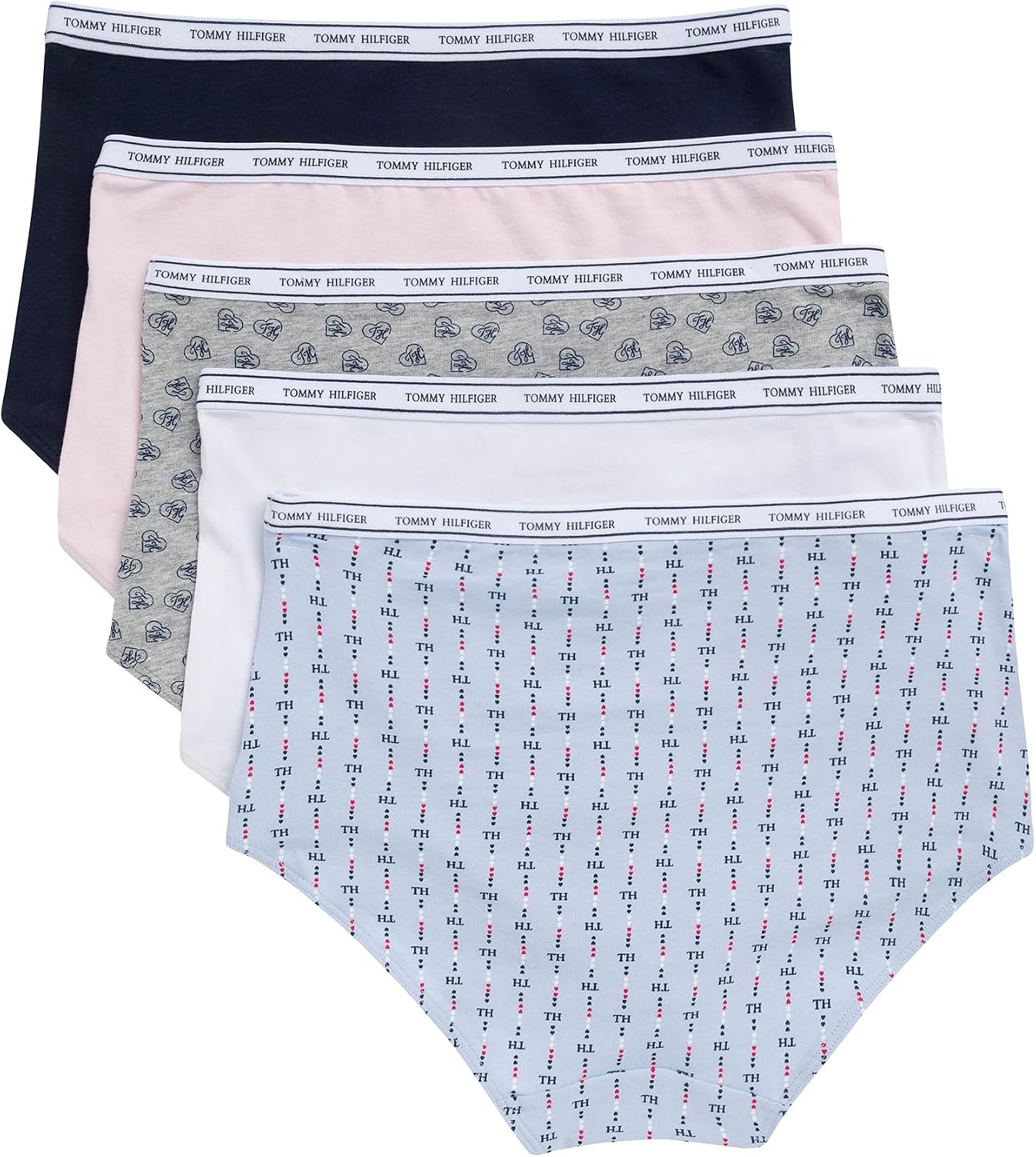 image:imageTommy Hilfiger Womens Classic Cotton Logoband Brief 5packTh Love Streams Wallpaper Sweet BlueBright WhiteCherry BlossomSky CaptainTh Sweethearts Toss Heather Grey