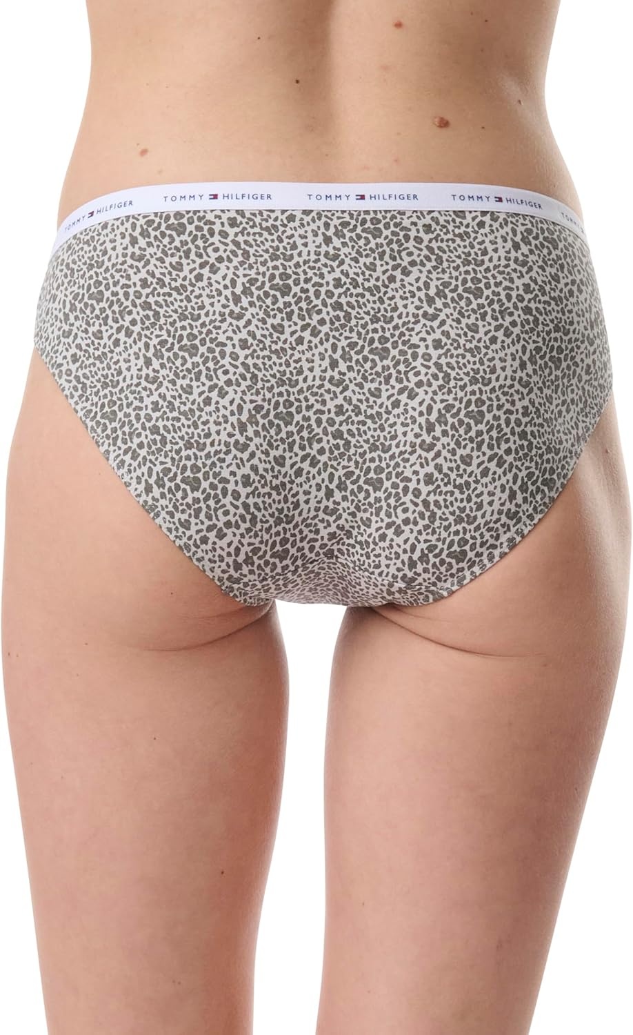 image:imageTommy Hilfiger Womens Cotton Bikini Underwear Panty 3 PackPowder BlueWhite Mini Cheetah