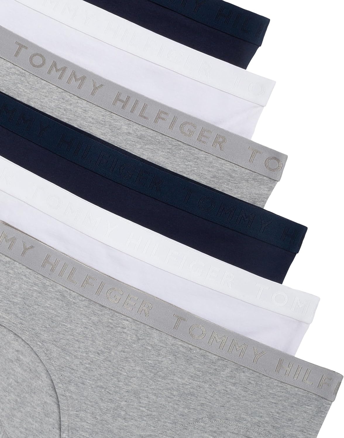 image:imageTommy Hilfiger Womens Cotton Hipster Underwear 6packHeather GreyWhiteNavy