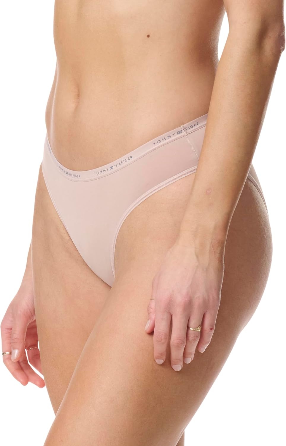 image:imageTommy Hilfiger Womens Logo Waistband Micro Bikini 6 PackBalanced BeigeSparrowBlack