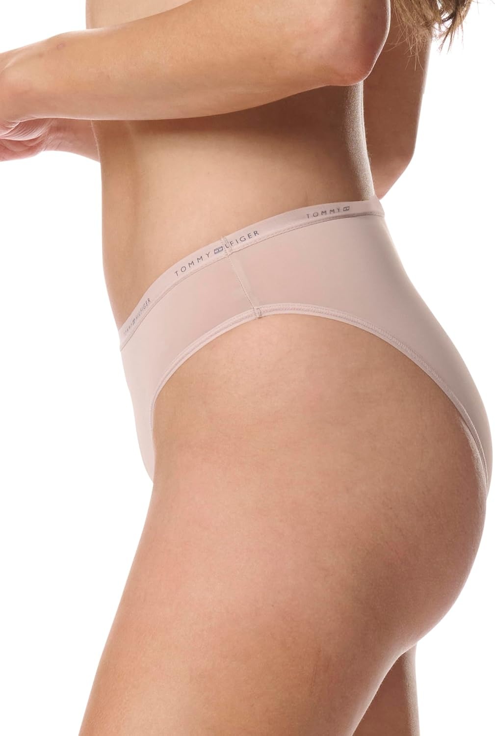 image:imageTommy Hilfiger Womens Logo Waistband Micro Bikini 6 PackBalanced BeigeSparrowBlack