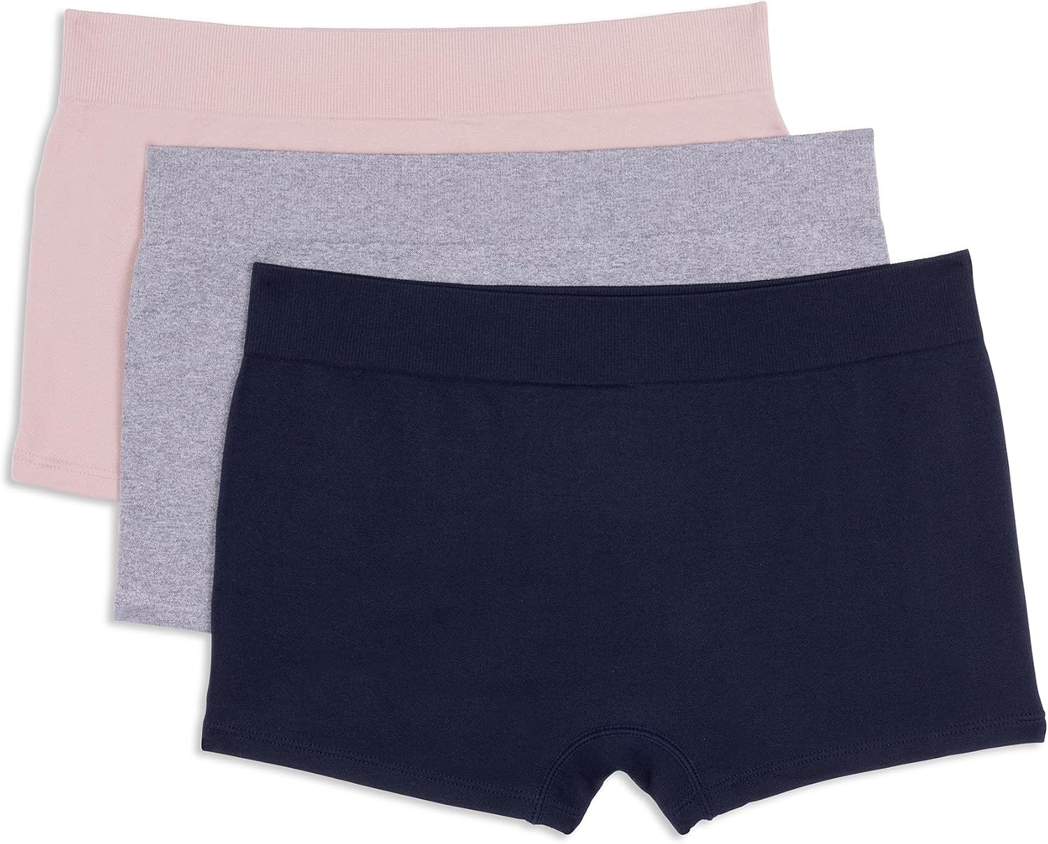 image:imageTommy Hilfiger Womens Seamless Boyshort Underwear 3packSky CaptainHeather GreyBalanced Beige