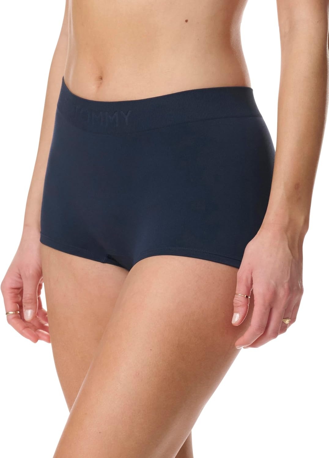 image:imageTommy Hilfiger Womens Seamless Boyshort Underwear 3packSky CaptainHeather GreyBalanced Beige
