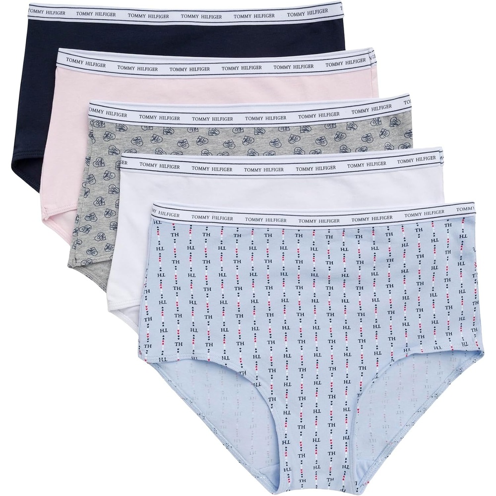 image:imageTommy Hilfiger Womens Classic Cotton Logoband Brief 5packTh Love Streams Wallpaper Sweet BlueBright WhiteCherry BlossomSky CaptainTh Sweethearts Toss Heather Grey