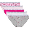 Th Calligraphy Heather Grey/White/Cherry Blossom/Pink Yarrow/Mini Confetti Hearts Cherry Blossom