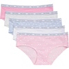 Mini Hearts Cherry Blossom/Light Heather Grey/Sweet Blue