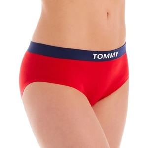 Tommy Hilfiger Women’s Bonded Seamless Hipster Underwear Panty(Apple Red)