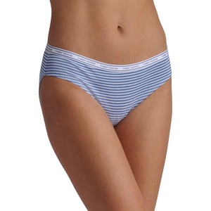 Tommy Hilfiger Women’s Classic Cotton Bikini Underwear With Logo Waistband 5-pack(Tossed Th Ebb & Flow/Heather Grey/Black/Bright White/Stripe Ebb & Flow)