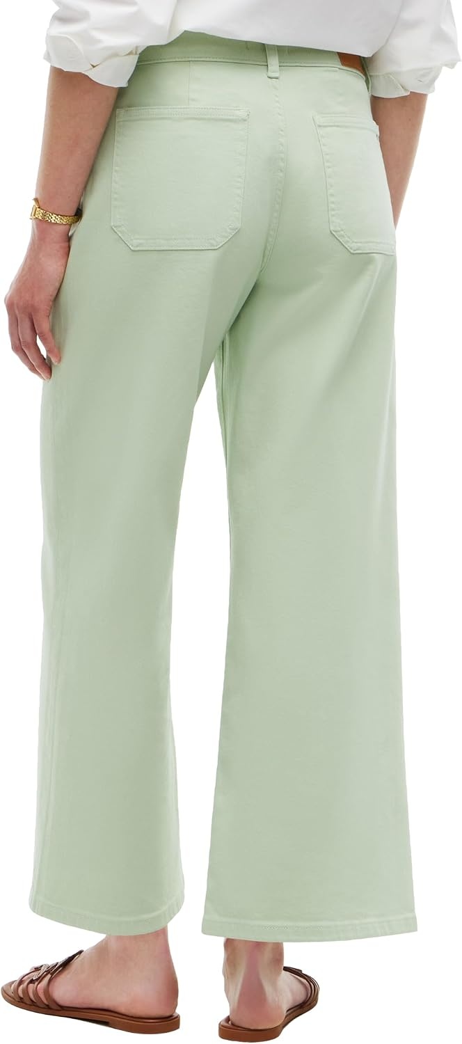 image:imageTommy Hilfiger Womens High Rise Wide Leg Jeans with StretchGentle Jade