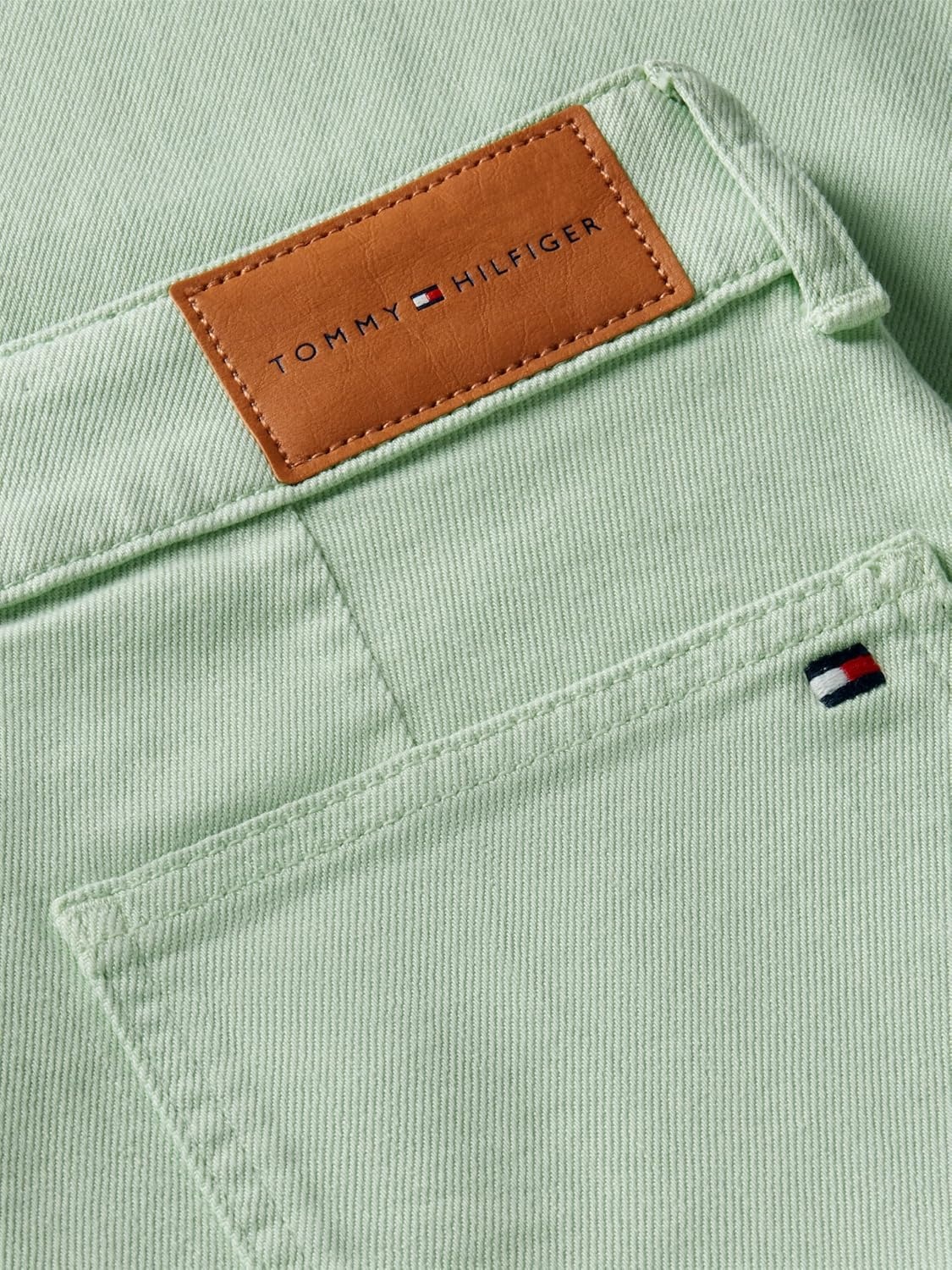 image:imageTommy Hilfiger Womens High Rise Wide Leg Jeans with StretchGentle Jade