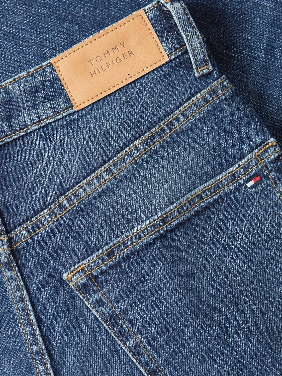 image:imageTommy Hilfiger Womens High Rise Wide Leg Jeans with StretchJet